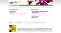 Desktop Screenshot of orhideja.com